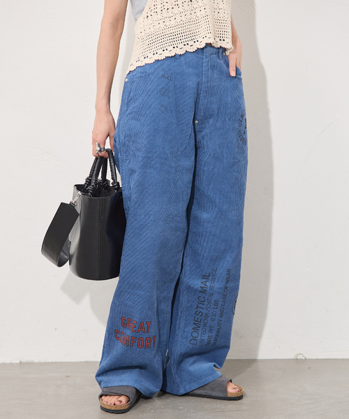 PAYDAY(ペイデイ)の「別注【PAYDAY/ペイデイ】 For JSコーデュロイプリント パンツ(その他パンツ・レディース・ブルー/キャメル/アイボリー・LARGE/MEDIUM)」の20枚目の写真