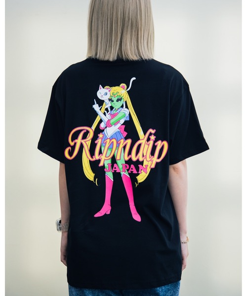 RIPNDIP(リップンディップ)の「SAILOR NERM TEE(BLACK)(Tシャツ/カットソー・メンズ・ブラック・LARGE/X-LARGE/XX-LARGE/SMALL)」の3枚目の写真