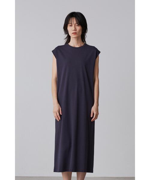 YLEVE(イレーヴ)の「YLEVE / ORGANIC COTTON BIO NO SLEEVE ONE PIECE(ワンピース・レディース・ピンク/ブラウン/ネイビー・1)」の8枚目の写真