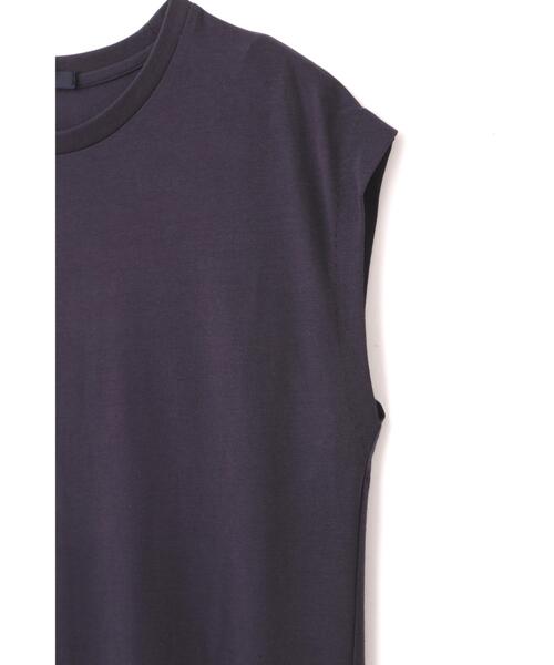 YLEVE(イレーヴ)の「YLEVE / ORGANIC COTTON BIO NO SLEEVE ONE PIECE(ワンピース・レディース・ピンク/ブラウン/ネイビー・1)」の13枚目の写真
