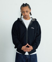 XLARGE | DOUBLE LAYERED ZIP HOODED SWEATSHIRT(パーカー)