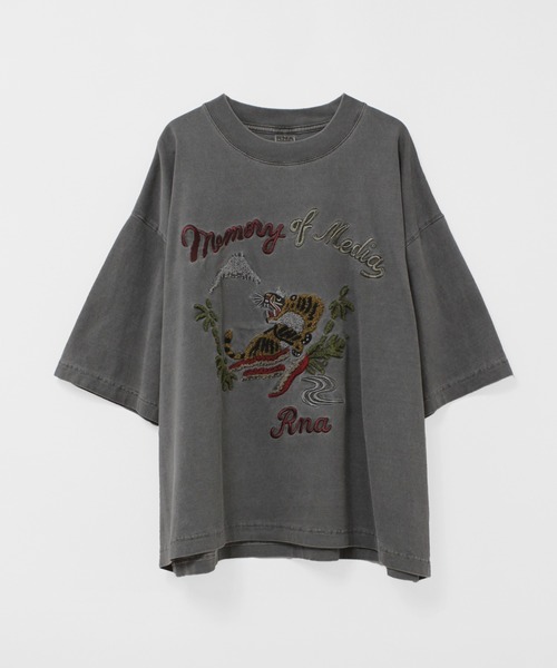 RNA(アールエヌエー)の「M2742 タイガーピグメントT(Tシャツ/カットソー・レディース・スミクロ/ピンク/パープル・MEDIUM)」の14枚目の写真