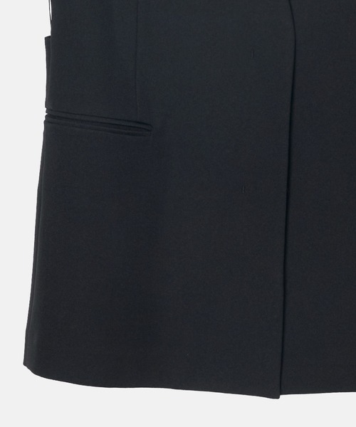 LE CIEL BLEU（ルシェルブルー）の「レースアップディテールベスト / Lace-Up Detail Vest（テーラードジャケット・レディース・ブラック・36）」の12枚目の写真