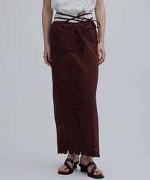 Ameri（アメリ）の「CUTWORK EMBROIDERY RIBBON SKIRT（スカート）」