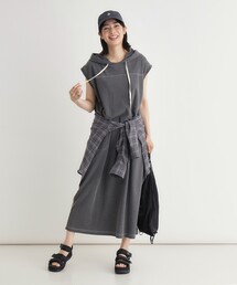 Right-on（ライトオン）の「フード付きワンピース（ワンピース）」
