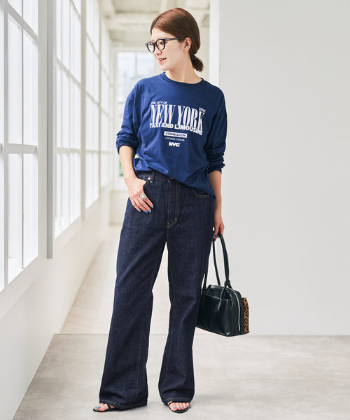 Spick & Span(スピックアンドスパン)の「《別注 / 追加》SOMETHING / サムシング for SS VINTAGE SLIMWIDE*(デニムパンツ・レディース・ブラウン/ネイビー・X-SMALL/LARGE/MEDIUM/SMALL)」の21枚目の写真