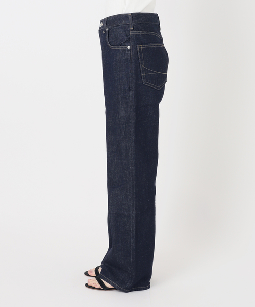 Spick & Span(スピックアンドスパン)の「《別注 / 追加》SOMETHING / サムシング for SS VINTAGE SLIMWIDE*(デニムパンツ・レディース・ブラウン/ネイビー・X-SMALL/LARGE/MEDIUM/SMALL)」の3枚目の写真
