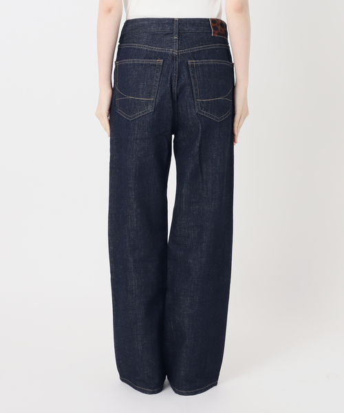 Spick & Span(スピックアンドスパン)の「《別注 / 追加》SOMETHING / サムシング for SS VINTAGE SLIMWIDE*(デニムパンツ・レディース・ブラウン/ネイビー・X-SMALL/LARGE/MEDIUM/SMALL)」の4枚目の写真