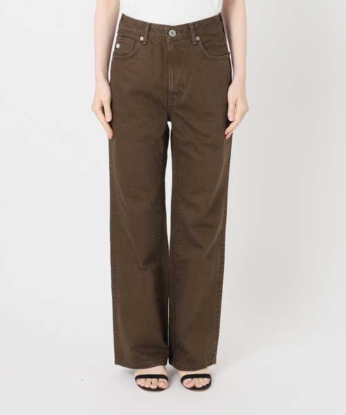 Spick & Span(スピックアンドスパン)の「《別注 / 追加》SOMETHING / サムシング for SS VINTAGE SLIMWIDE*(デニムパンツ・レディース・ブラウン/ネイビー・X-SMALL/LARGE/MEDIUM/SMALL)」の16枚目の写真