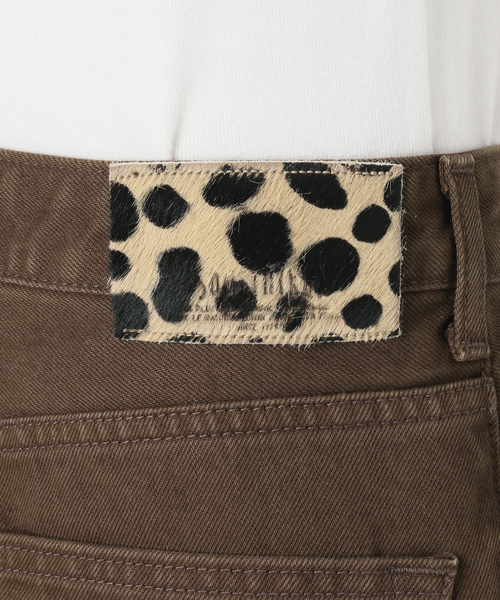 Spick & Span(スピックアンドスパン)の「《別注 / 追加》SOMETHING / サムシング for SS VINTAGE SLIMWIDE*(デニムパンツ・レディース・ブラウン/ネイビー・X-SMALL/LARGE/MEDIUM/SMALL)」の17枚目の写真