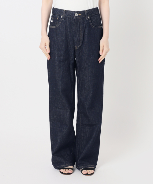 Spick & Span(スピックアンドスパン)の「《別注 / 追加》SOMETHING / サムシング for SS VINTAGE SLIMWIDE*(デニムパンツ・レディース・ブラウン/ネイビー・X-SMALL/LARGE/MEDIUM/SMALL)」の19枚目の写真