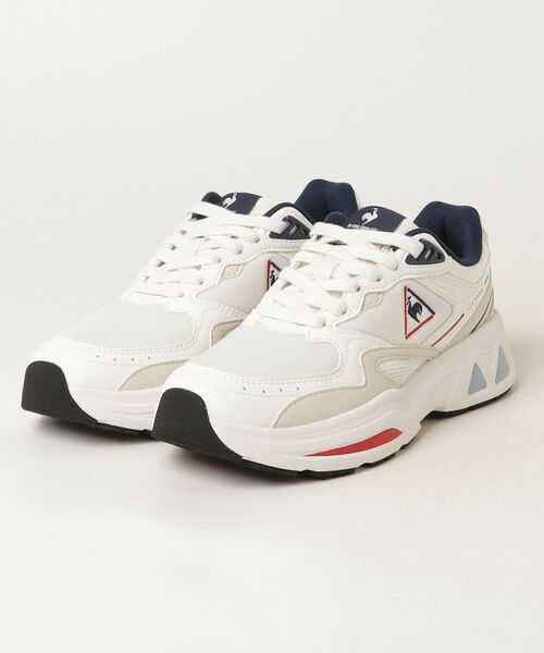 le coq sportif（ルコックスポルティフ）の「LCS R 980  /  LCS R 980（スニーカー・メンズ・ホワイト×ネイビー/ホワイト×ブルー・24.5cm/22.5cm/23.5cm/23.0cm/24.0cm/26.5cm/26.0cm/25.5cm/25.0cm/28.0cm/27.5cm/27.0cm）」の2枚目の写真