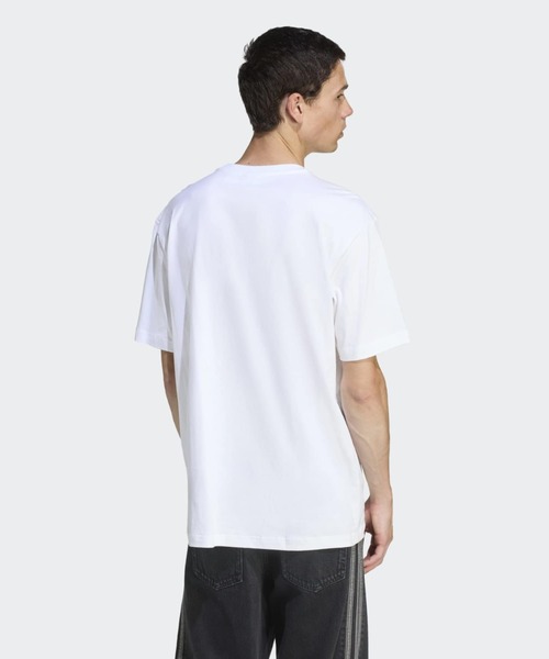 adidas(アディダス)の「スタッテッド ティー / アディダスオリジナルス adidas Originals(Tシャツ/カットソー・メンズ・ホワイト・X-LARGE/X-SMALL/MEDIUM/SMALL/3XL/XX-LARGE/LARGE)」の2枚目の写真