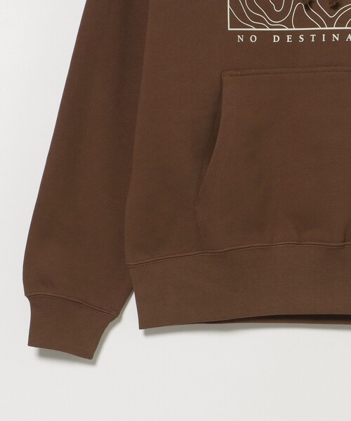 BEAMS T(ビームスティー)の「【SPECIAL PRICE】"NO DESTINATION" Hoodie(スウェット・メンズ・ブラウン/ブラック・S/L/M/XL)」の8枚目の写真