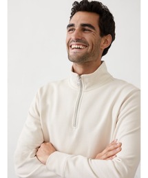 BANANA REPUBLIC FACTORY STORE フリースハーフジップスウェットシャツ