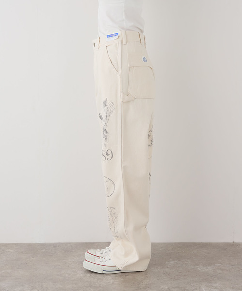 FRAMeWORK（フレームワーク）の「UNION HERCULES MADE work pants SWELL VIN（カーゴパンツ・レディース・アイボリー・MEDIUM/SMALL）」の11枚目の写真