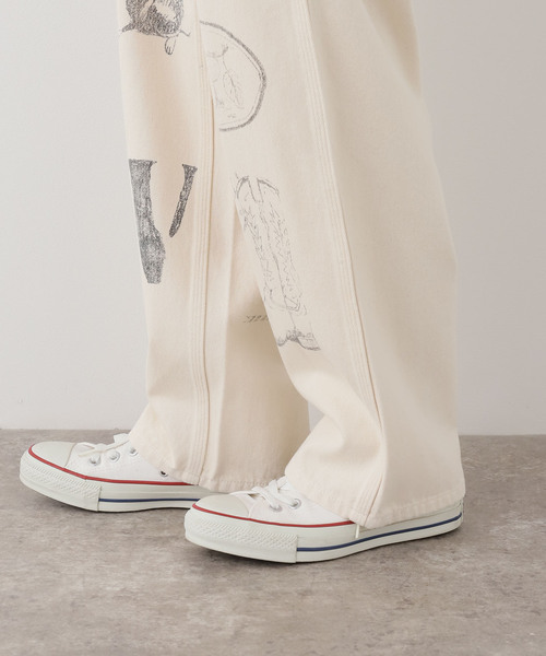 FRAMeWORK（フレームワーク）の「UNION HERCULES MADE work pants SWELL VIN（カーゴパンツ・レディース・アイボリー・MEDIUM/SMALL）」の7枚目の写真