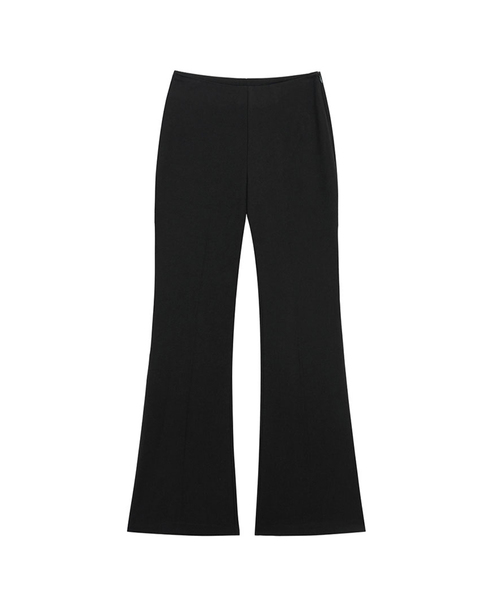 MEMUA(メムア)の「アンオビロングブーツカットスラックス(スラックス・レディース・ブルー系その他/ブラック・MEDIUM/LARGE/SMALL)」の2枚目の写真