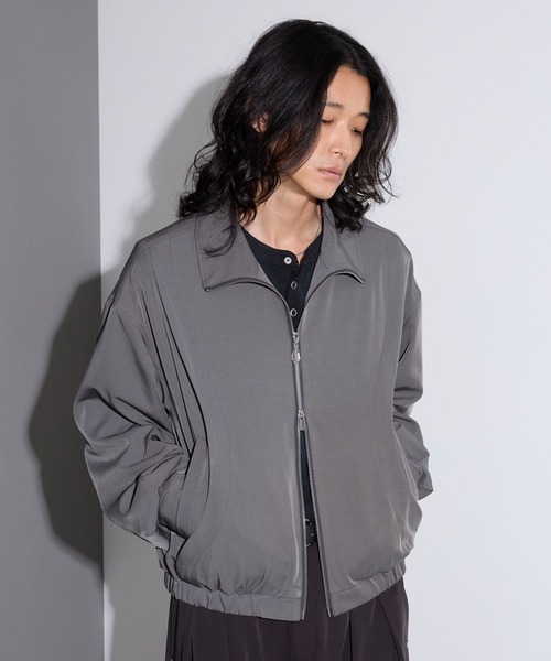 RAGEBLUE(レイジブルー)の「【LUXURY+EASY】<イージーケア>CURVE LINE COMPACT BLOUSON/ラグイージーカーブラインコンパクトブルゾン(ブルゾン・メンズ・ブラック/パープル/グレー・MEDIUM/LARGE)」の14枚目の写真