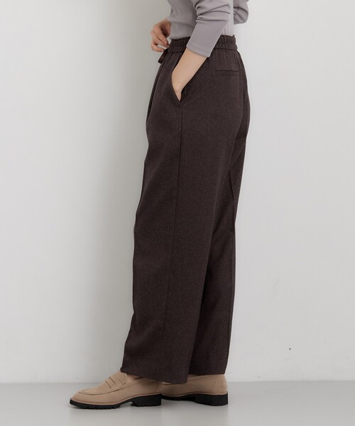 THE SHOP TK (ザ ショップ ティーケー )の「ネップツイードイージーワイドパンツ(その他パンツ・レディース・ブラック系3/ダークブラウン系3・12/13)」の8枚目の写真