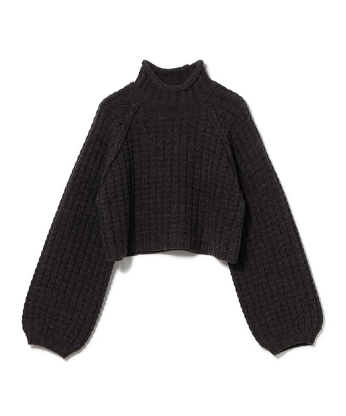 BEAMS HEART（ビームスハート）の「ワッフル編み クロップド プルオーバー（ニット/セーター・レディース・チャコールグレー/レッド/グレー/ホワイト系その他5・FREE）」の15枚目の写真