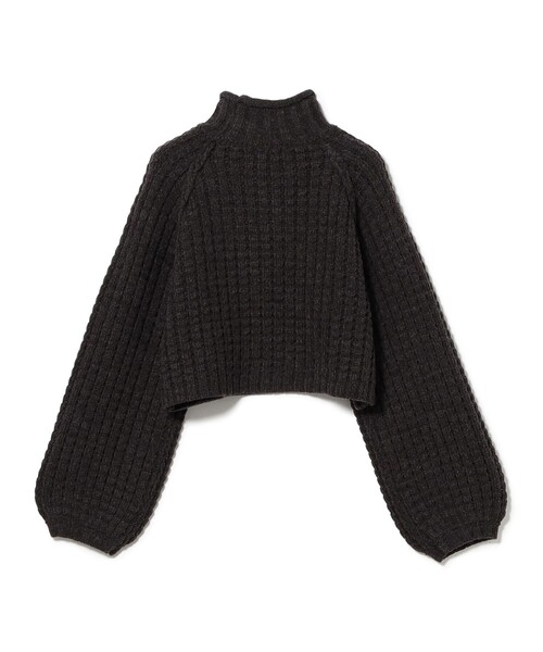 BEAMS HEART（ビームスハート）の「ワッフル編み クロップド プルオーバー（ニット/セーター・レディース・チャコールグレー/レッド/グレー/ホワイト系その他5・FREE）」の18枚目の写真