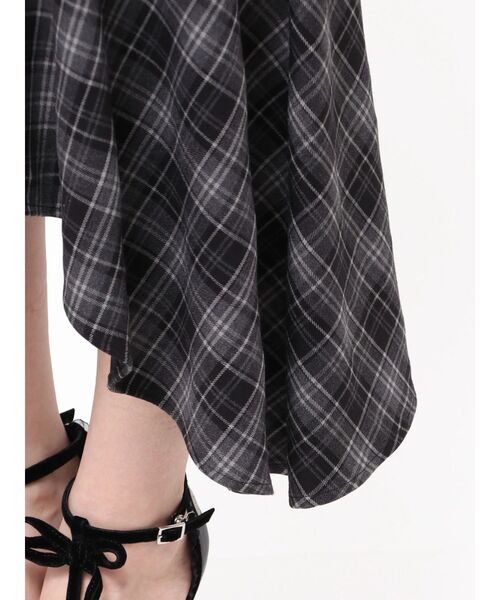 EATME（イートミー）の「マーメイドチェックワンピース（ワンピース・レディース・ブラック/ブラウン・SMALL/MEDIUM）」の17枚目の写真
