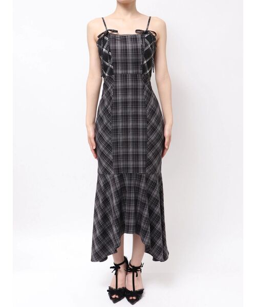 EATME（イートミー）の「マーメイドチェックワンピース（ワンピース・レディース・ブラック/ブラウン・SMALL/MEDIUM）」の18枚目の写真