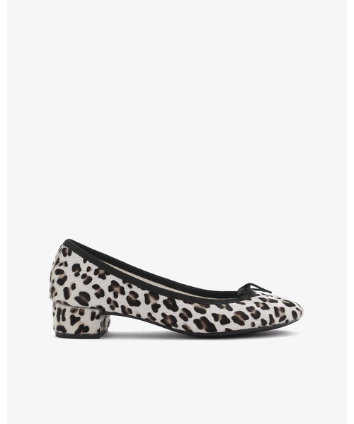 Repetto｜レペットのパンプス（ホワイト/白色系・レオパード柄）通販