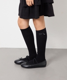 a.v.v（アーヴェヴェ）の「[KIDS]【19-21/22-24cm】リボンハイソックス（ソックス/靴下）」