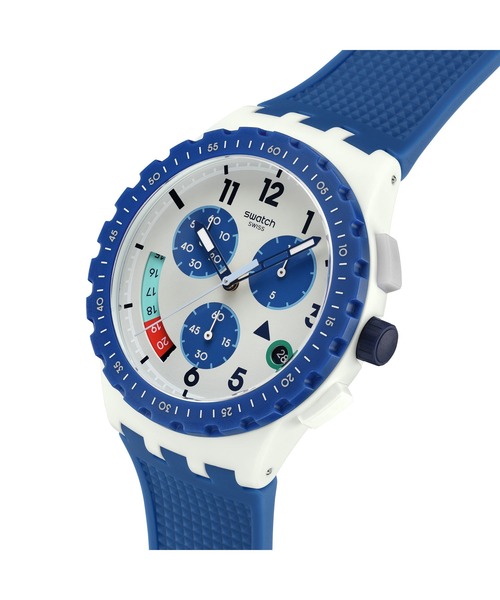 SWATCH(スウォッチ)の「TIME FLIES(アナログ腕時計・レディース・ブルー/グリーン・FREE)」の9枚目の写真
