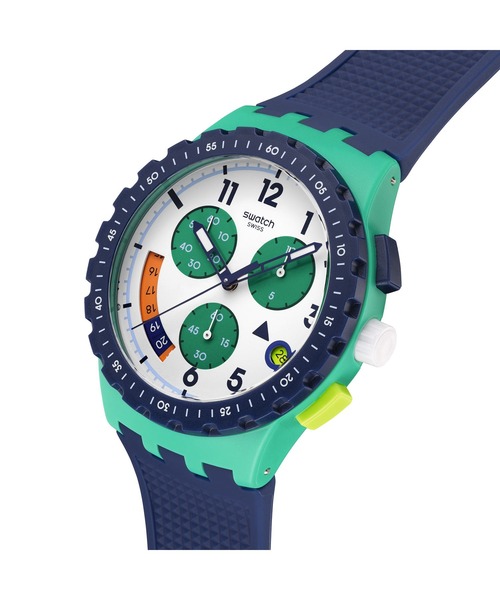 SWATCH(スウォッチ)の「TIME FLIES(アナログ腕時計・レディース・ブルー/グリーン・FREE)」の6枚目の写真