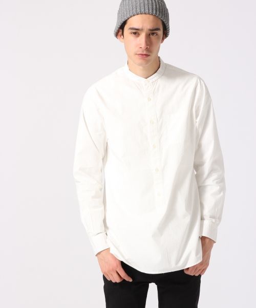 RAGEBLUE(レイジブルー)の「60/プルオーバーロングシャツ長袖/705725(シャツ/ブラウス・メンズ・グレー/ネイビー/ホワイト・LARGE/MEDIUM)」の16枚目の写真