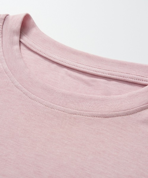 JOCOSA(ジョコサ)の「とろん、と涼しい メリノウール混 Tシャツ(Tシャツ/カットソー・レディース・ピンク/グレー/ダークグレー/ブルー/アイボリー/ブラック・M/L)」の22枚目の写真