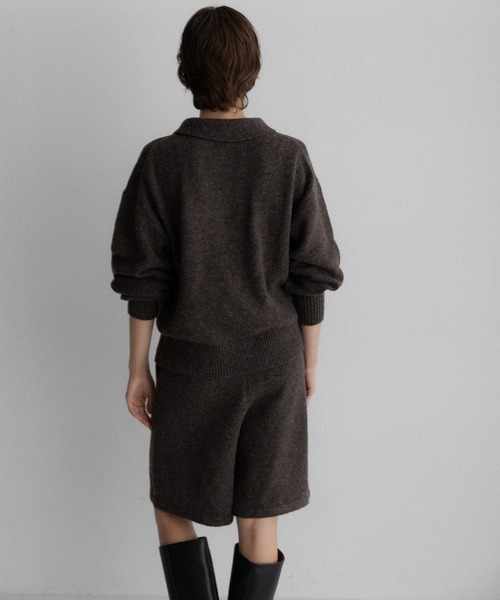URBAN RESEARCH Sonny Label（アーバンリサーチサニーレーベル）の「ニットシャツXショートパンツSETUP（ニット/セーター・レディース・ブラウン/チャコールグレー・FREE）」の12枚目の写真