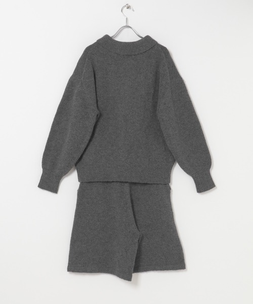 URBAN RESEARCH Sonny Label（アーバンリサーチサニーレーベル）の「ニットシャツXショートパンツSETUP（ニット/セーター・レディース・ブラウン/チャコールグレー・FREE）」の20枚目の写真