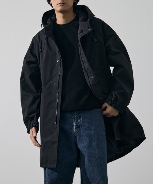 THE NORTH FACE PURPLE LABEL(ザ ノースフェイス パープルレーベル)の「【THE NORTH FACE Purple Label /ザ・ノース・フェイス パープルレーベル】GORE-TEX Field Hooded Coat(その他アウター・メンズ・ブラック・L/M)」の2枚目の写真