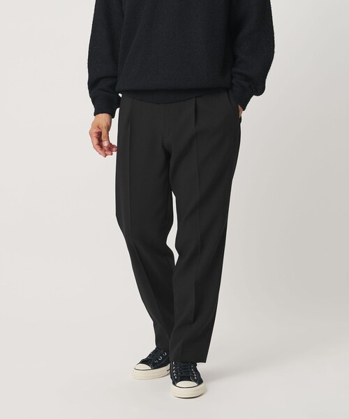 BEAUTY&YOUTH UNITED ARROWS(ビューティーアンドユースユナイテッドアローズ)の「ダブル トロ イージー スラックス NO.6 ヨコストレッチ(その他パンツ・メンズ・ネイビー/ダークグレー/ブラック・S/M/L/XL)」の2枚目の写真