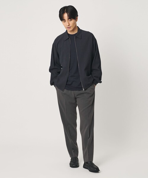 BEAUTY&YOUTH UNITED ARROWS(ビューティーアンドユースユナイテッドアローズ)の「ダブル トロ イージー スラックス NO.6 ヨコストレッチ(その他パンツ・メンズ・ネイビー/ダークグレー/ブラック・S/M/L/XL)」の11枚目の写真