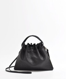 【blancle/ブランクレ】レザーギャザー2WAYバッグ/S.LEATHER GATHER 2WAY BAG SS/bc1231/小さめ/2WAY/ショルダーバッグ/ハンドバッグ
