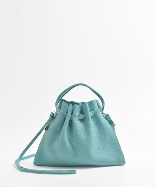 blancle(ブランクレ)の「【blancle/ブランクレ】レザーギャザー2WAYバッグ/S.LEATHER GATHER 2WAY BAG SS/bc1231/小さめ/2WAY/ショルダーバッグ/ハンドバッグ(ショルダーバッグ・レディース・ブルー/イエロー/グレイッシュベージュ/オレンジ/ブラック・フリー)」の11枚目の写真
