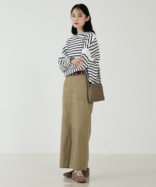 blancle(ブランクレ)の「【blancle/ブランクレ】レザーギャザー2WAYバッグ/S.LEATHER GATHER 2WAY BAG SS/bc1231/小さめ/2WAY/ショルダーバッグ/ハンドバッグ(ショルダーバッグ・レディース・ブルー/イエロー/グレイッシュベージュ/オレンジ/ブラック・フリー)」の13枚目の写真
