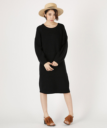 MOUSSY | VOLUME ARM KNIT DRESS(ワンピース)