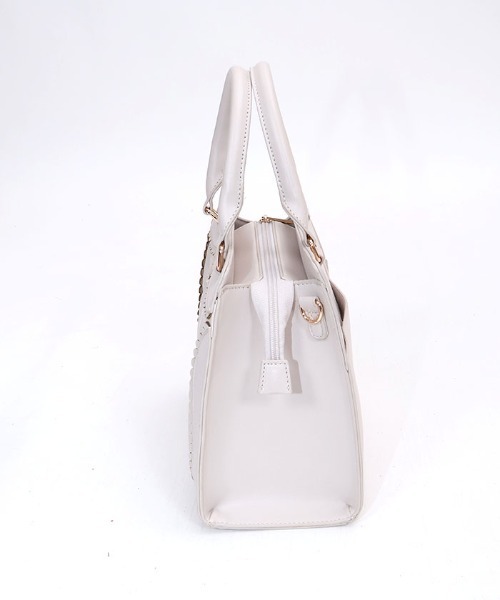 axes femme(アクシーズファム)の「ローズモチーフキルトバッグ(ボストンバッグ・レディース・グレイッシュベージュ/ワイン/ブラック・FREE)」の6枚目の写真