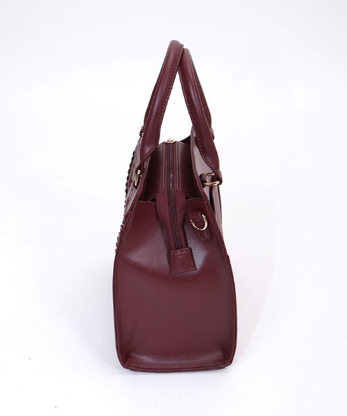 axes femme(アクシーズファム)の「ローズモチーフキルトバッグ(ボストンバッグ・レディース・グレイッシュベージュ/ワイン/ブラック・FREE)」の14枚目の写真