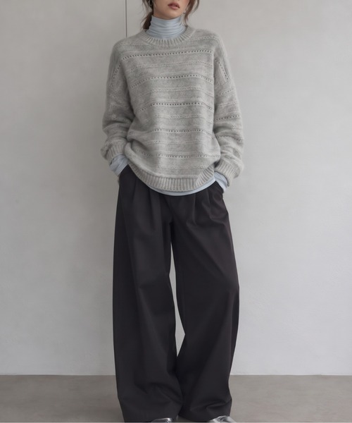モデル身長：160cm
着用サイズ：FREE