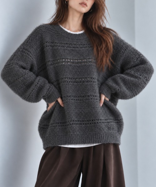 モデル身長：158cm
着用サイズ：FREE