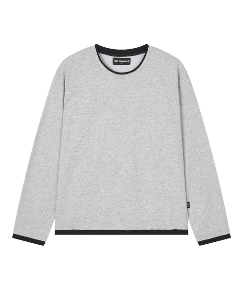 1989STANDARD(1989スタンダード)の「デッキレイヤードロングスリーブ (JTOSTL-0003)(Tシャツ/カットソー・メンズ・ワイン/ブラック/グレー・MEDIUM/LARGE/X-LARGE)」の4枚目の写真