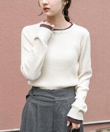 ITEMS URBANRESEARCH | ミニモール配色ニット(ニット/セーター)