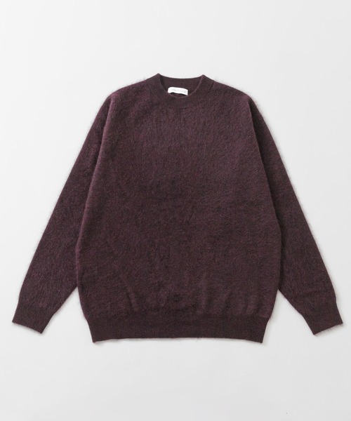 URBAN RESEARCH(アーバンリサーチ)の「FUR WOOL CREW-NECK KNIT(ニット/セーター・メンズ・ブラウン/ライトブルー/ブラック/パープル・LARGE/MEDIUM)」の4枚目の写真